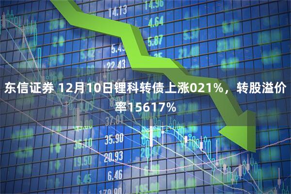 东信证券 12月10日锂科转债上涨021%，转股溢价率15617%